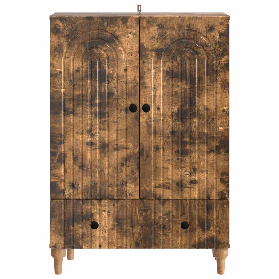 Buffet Chêne fumé 66 x 34,5 x 95 cm Bois d'ingénierie - 5