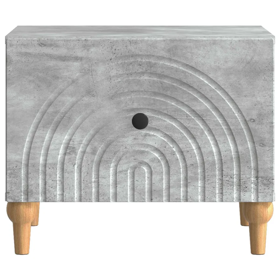 Table basse Gris béton 49 x 50 x 40 cm Bois d'ingénierie - 5