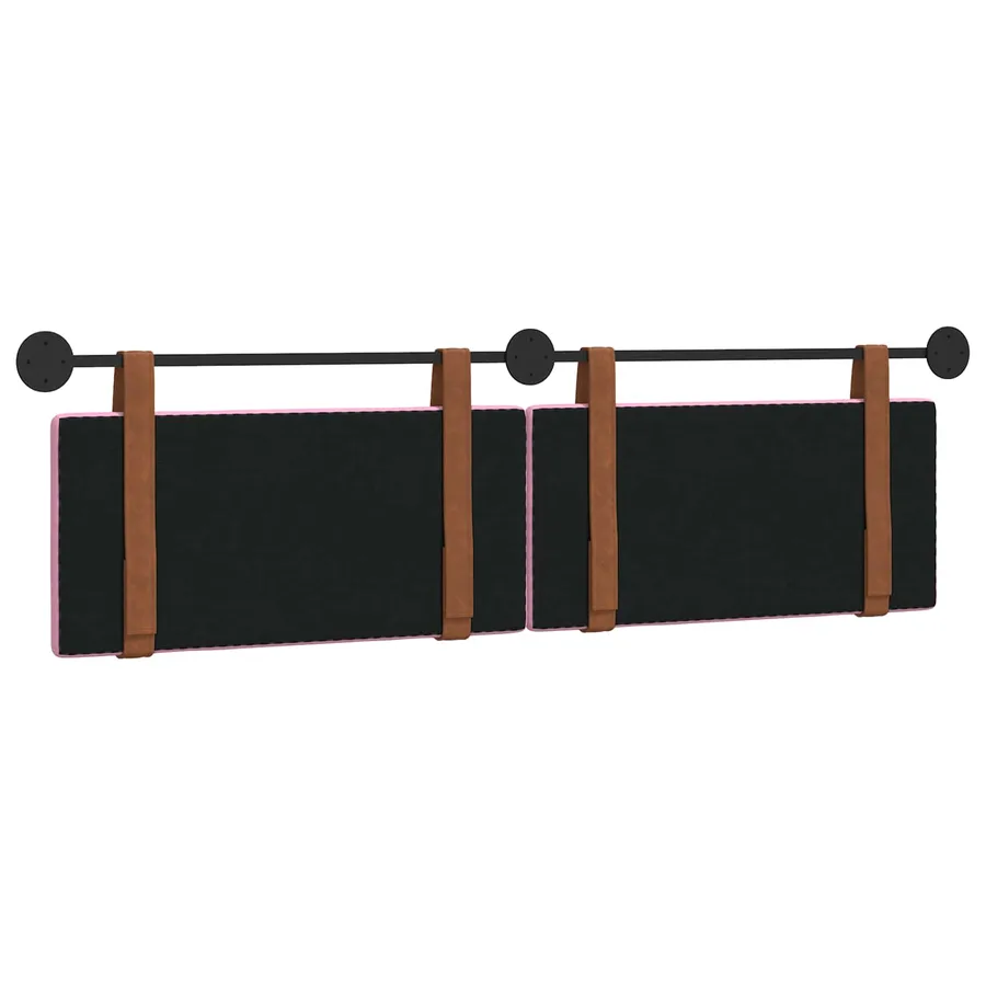Tête de lit suspendue Uni Rose 190 x 55 x 5 cm PU antique - 7