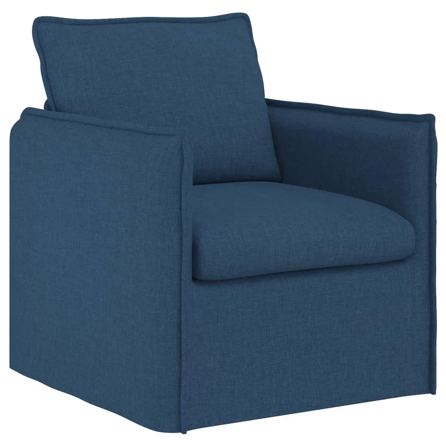 Ensemble de Canapés 2 pcs Bleu 136 x 82 x 85 cm Tissu - 4