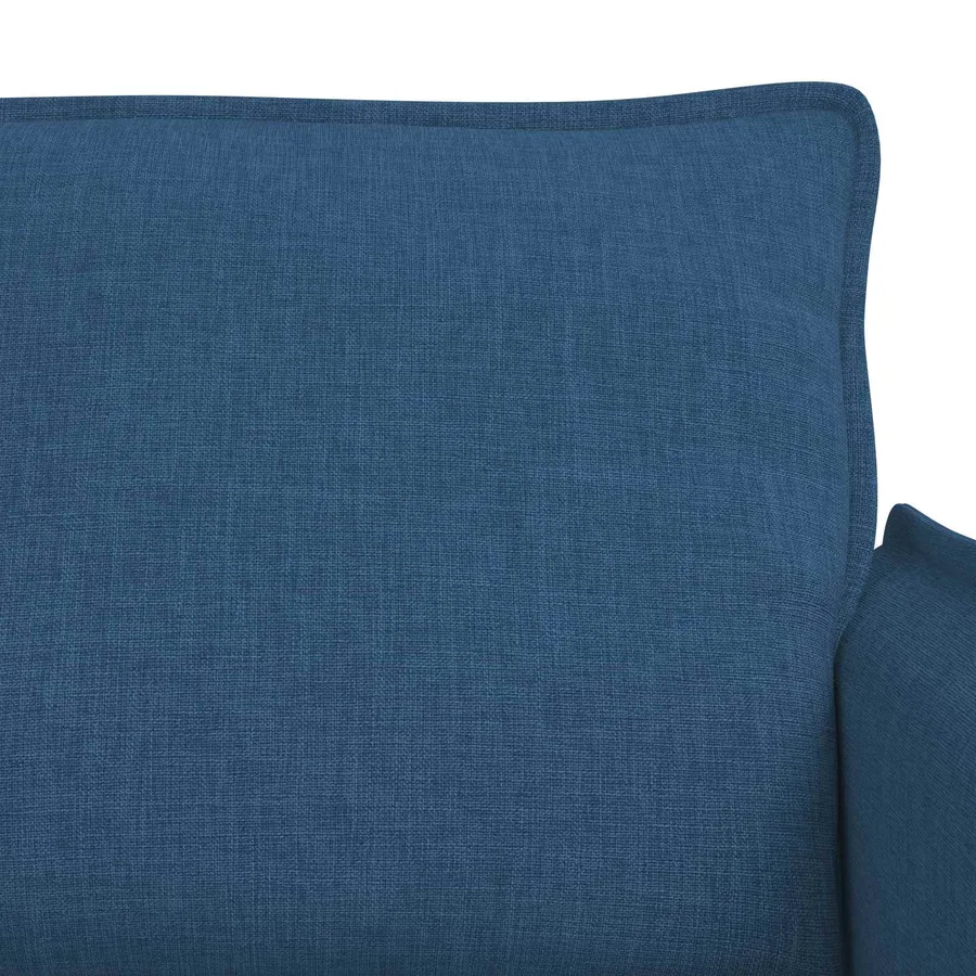 Ensemble de Canapés 2 pcs Bleu 136 x 82 x 85 cm Tissu - 6