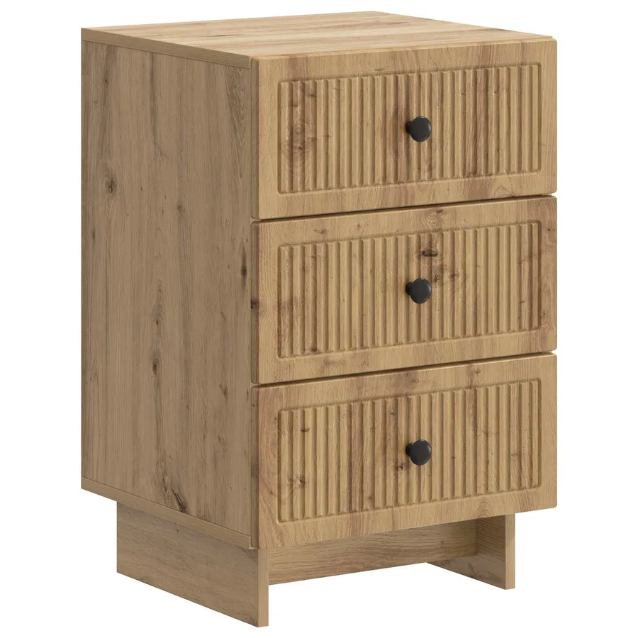 Cabinet de chevet Chêne artisanal 43 x 41 x 66,5 cm - 2