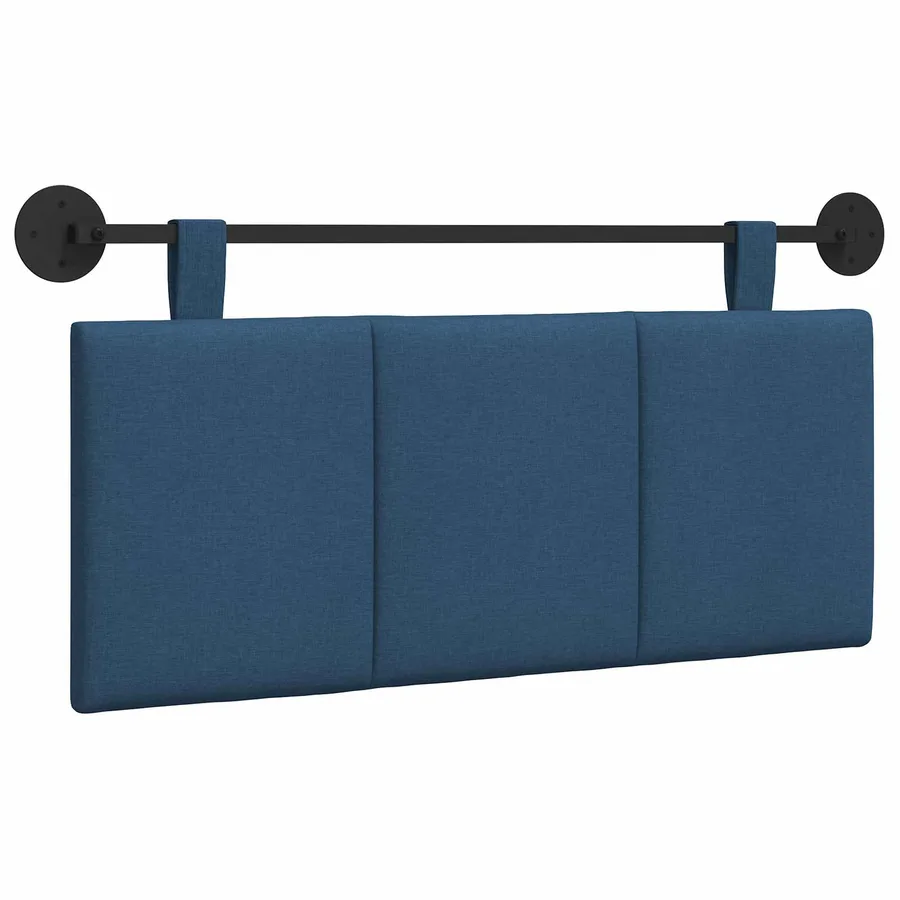 Tête de lit suspendue Bleu Tissu - 2