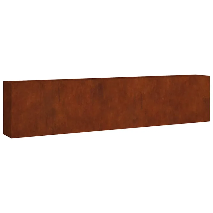 Lit surélevé de jardin 360x40x80 cm acier corten - 2