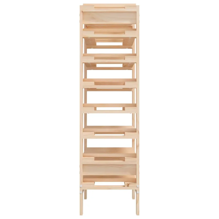 Casier à vin 61,5x30x107,5 cm Bois de pin massif - 6