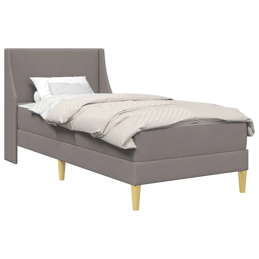 Cadre de lit avec matelas avec tête de lit Polyester - 2