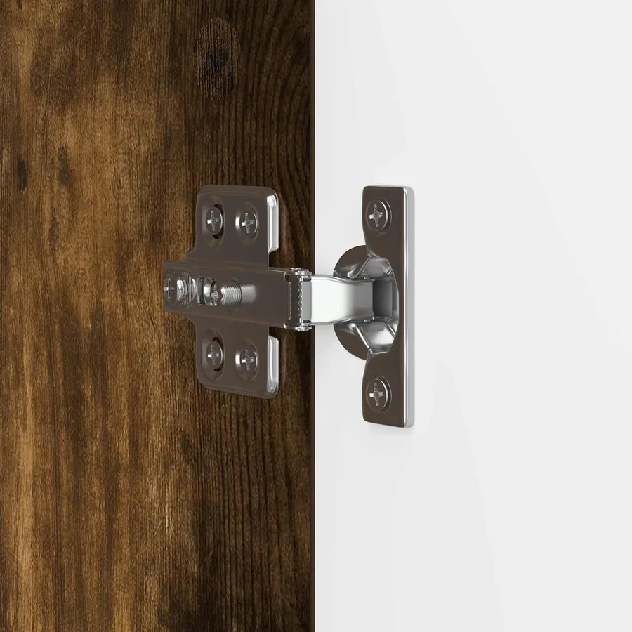 Meuble TV Chêne fumé 102 x 34,5 x 52 cm Bois d'ingénierie - 9