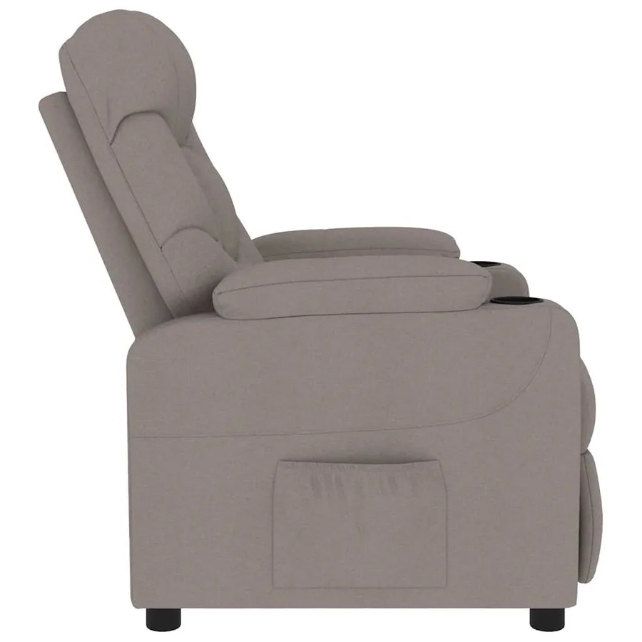Fauteuil de massage Taupe Tissu - 4