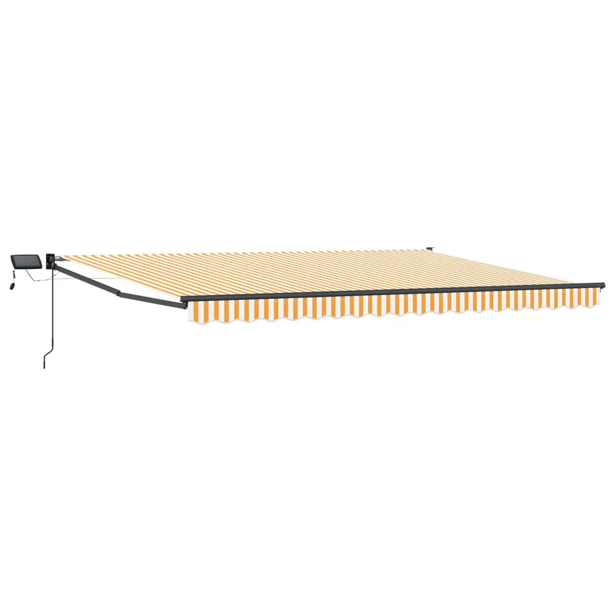 Store rétractable manuel avec LEDs 4 × 3 m - 2