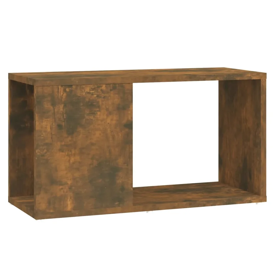 Meuble TV Chêne fumé 60x24x32 cm Bois d'ingénierie - 2