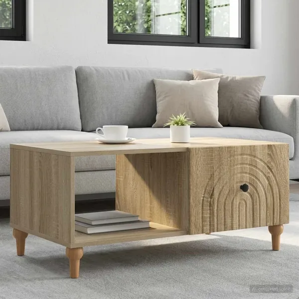Table basse Chêne Sonoma 90 x 50 x 40 cm Bois d'ingénierie