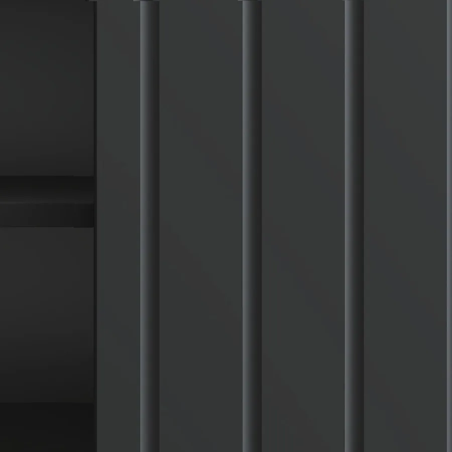 Meuble TV Noir 102 x 34,5 x 52 cm Bois d'ingénierie - 10