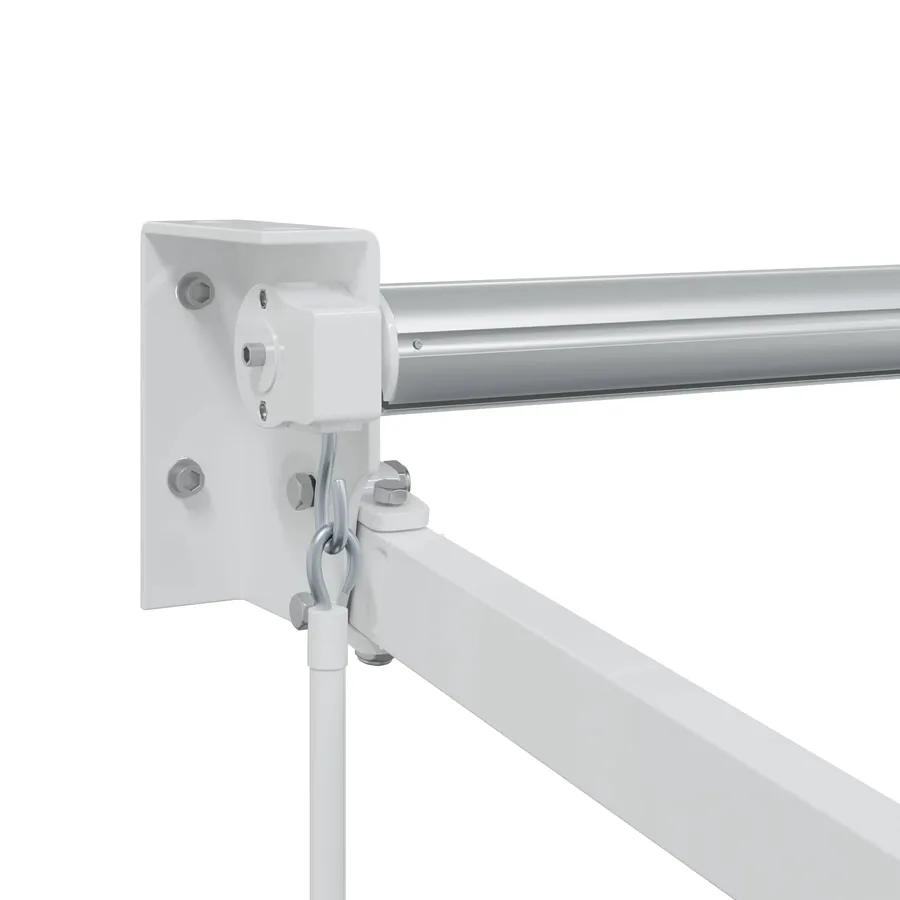 Cadre de store rétractable manuel Blanc 3 x 2 m Aluminium - 7
