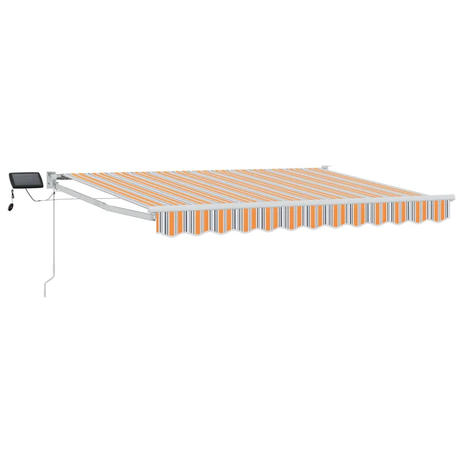 Store rétractable manuel avec LEDs 3 x 2,5 m - 2