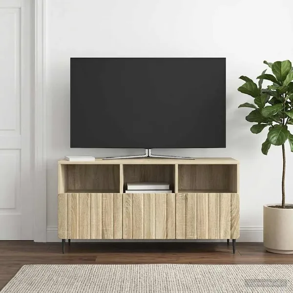 Meuble TV Chêne Sonoma 102 x 34,5 x 50 cm Bois d'ingénierie