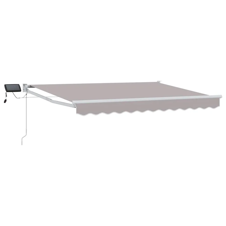 Store rétractable manuel avec LEDs 3 x 2,5 m - 2