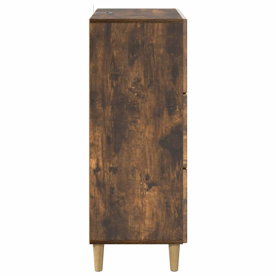 Armoire à tiroirs Chêne fumé 66 x 34,5 x 90 cm - 7