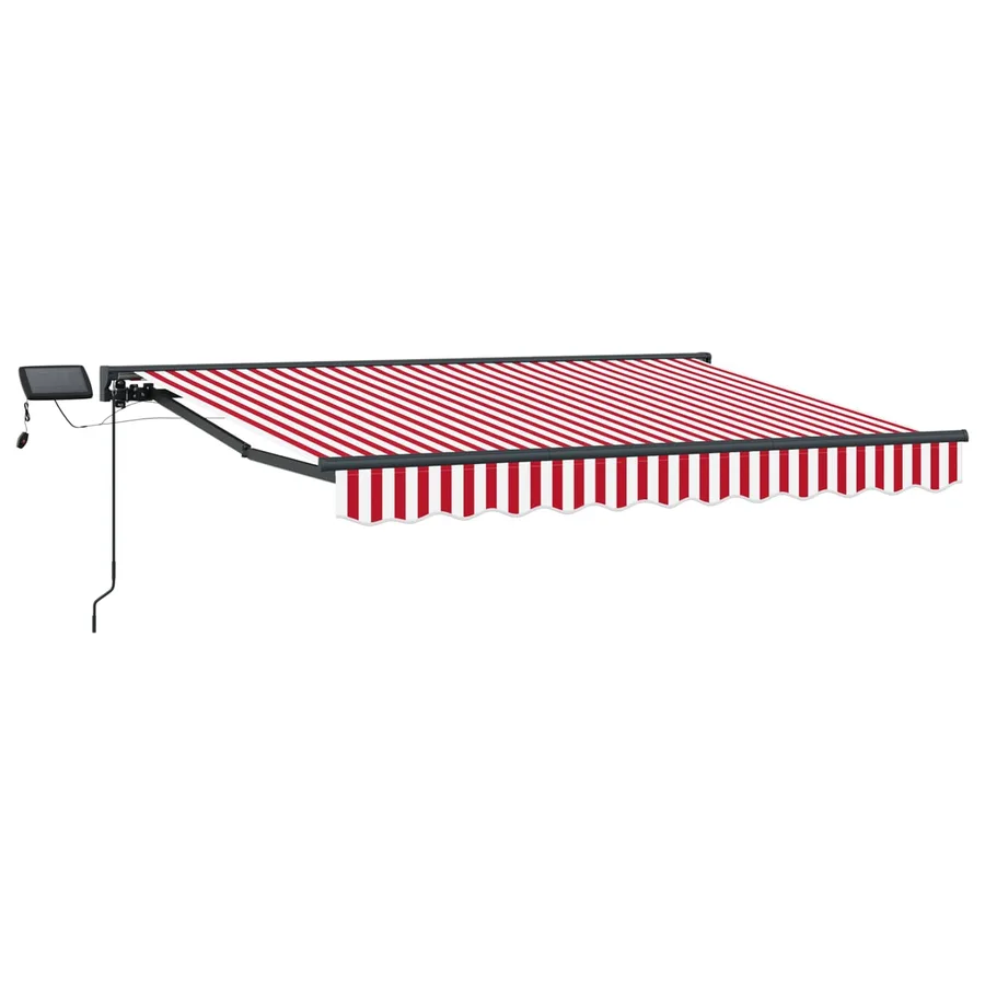 Cadre de store manuel avec LEDs 3,5 x 2,5 m - 2