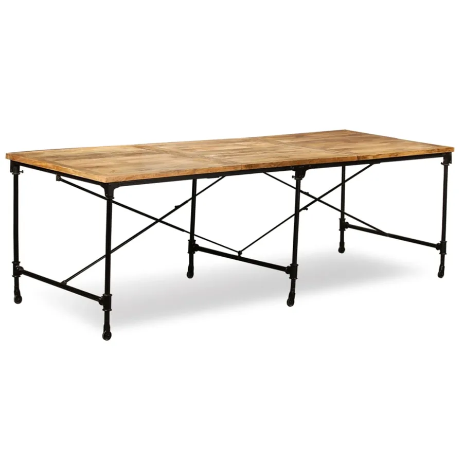 Table à manger Bois de manguier massif 240 cm - 2