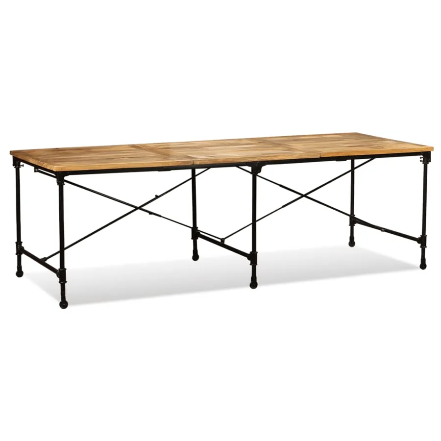 Table à manger Bois de manguier massif 240 cm - 7