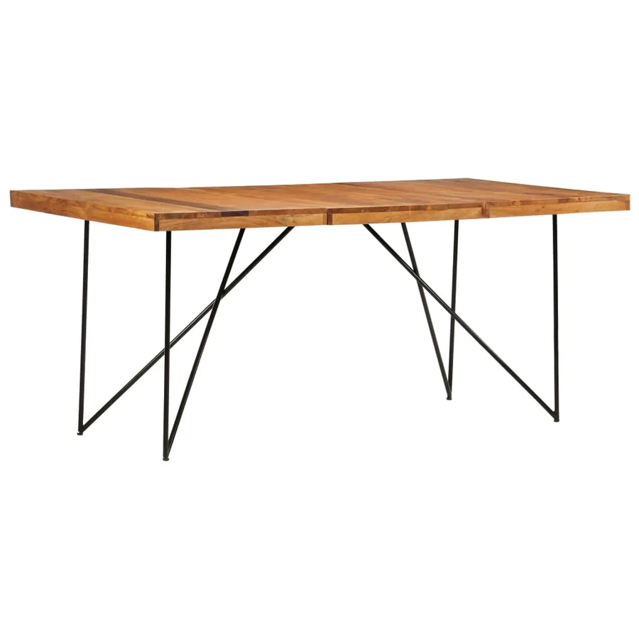 Table à manger 180x90x76 cm Bois d'acacia massif - 10