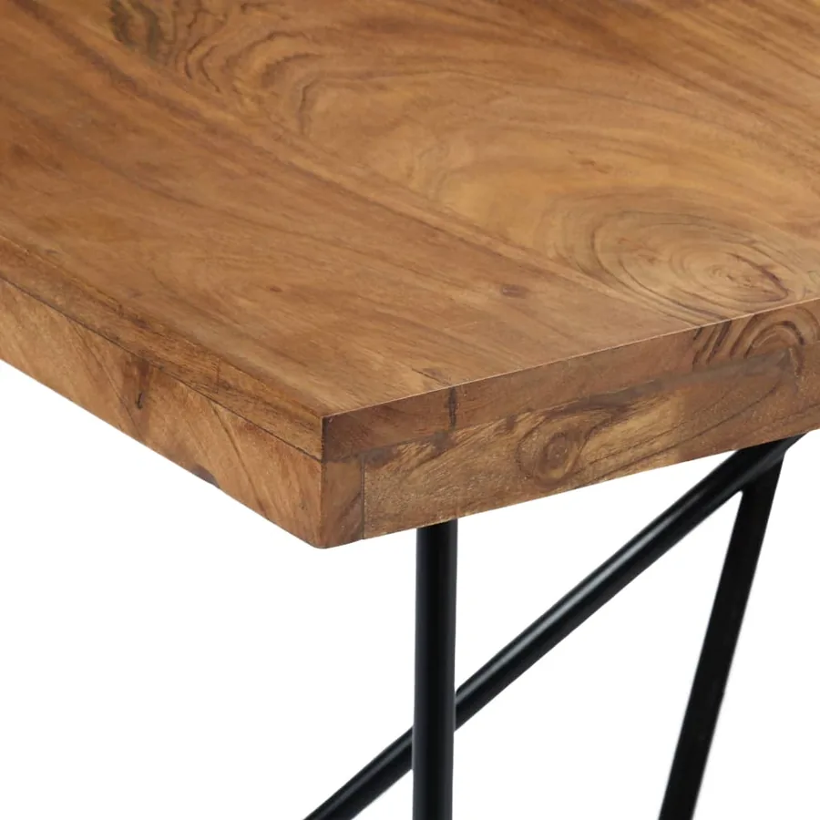 Table à manger 180x90x76 cm Bois d'acacia massif - 4