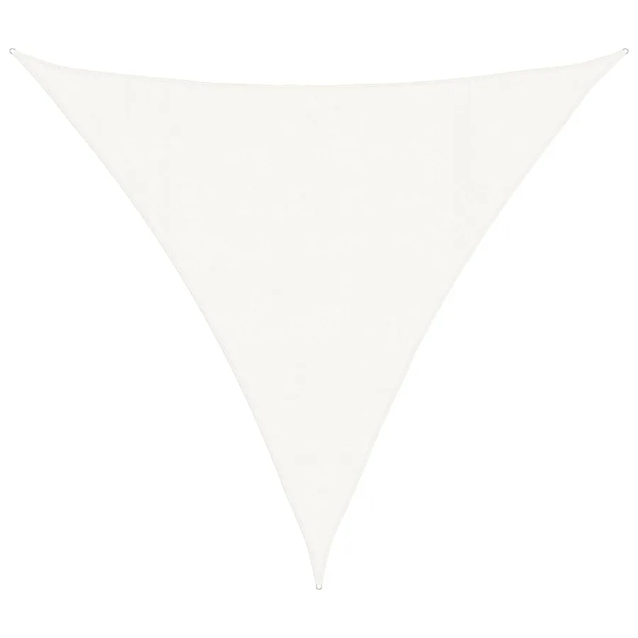 Voile d'ombrage 160 g/m² Blanc 4,5x4,5x4,5 m PEHD - 2