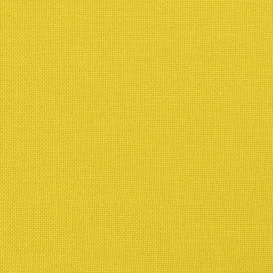 Chaise à bascule avec tabouret Jaune moutarde Tissu - 10