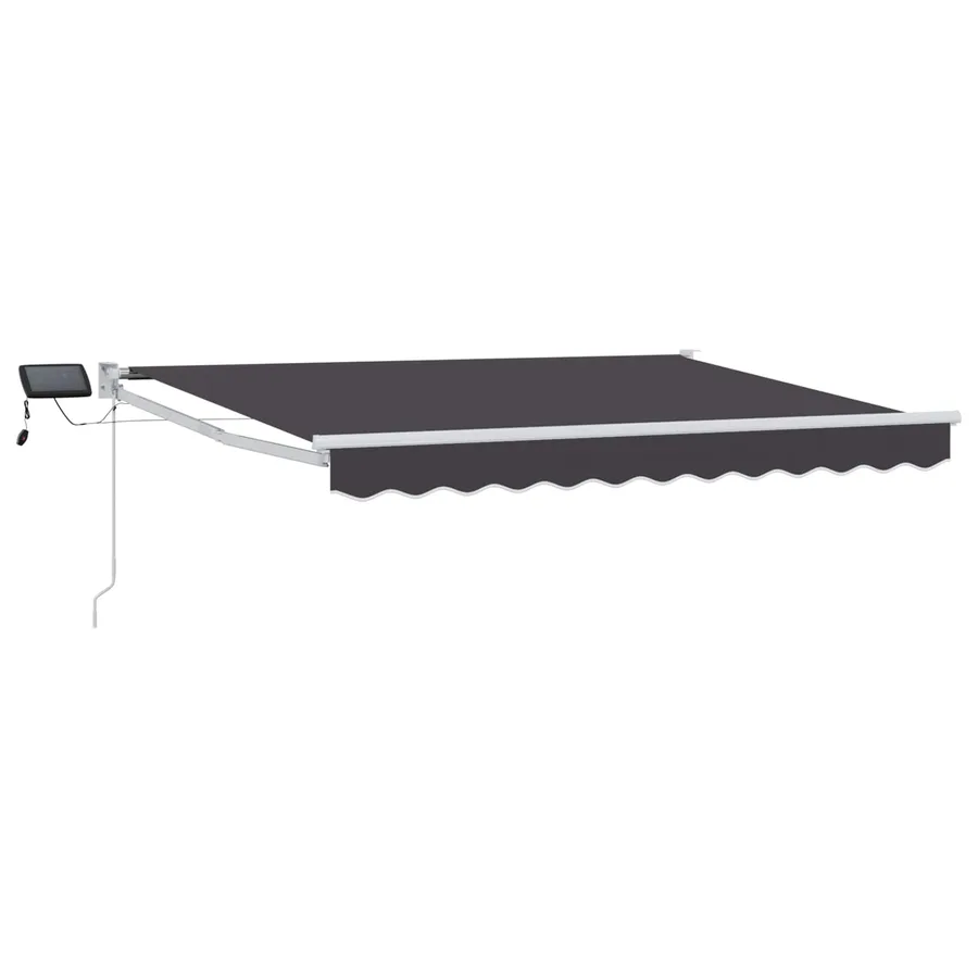 Store rétractable manuel avec LEDs 3,5 x 2,5 m - 2