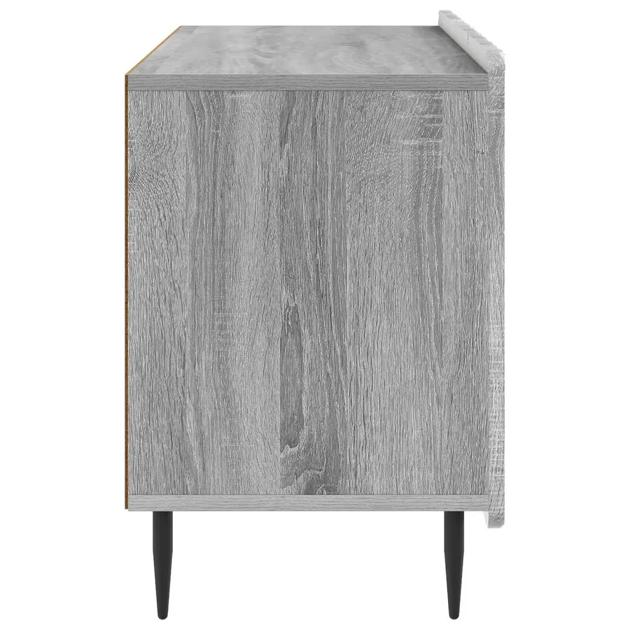 Meuble TV Sonoma gris 99 x 34,5 x 52 cm Bois d'ingénierie - 7