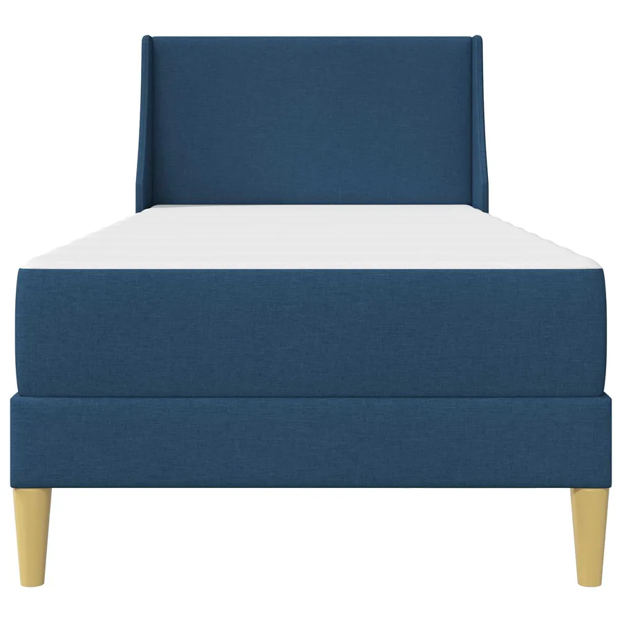 Cadre de lit avec matelas Bleu 80x 200 cm Polyester - 6