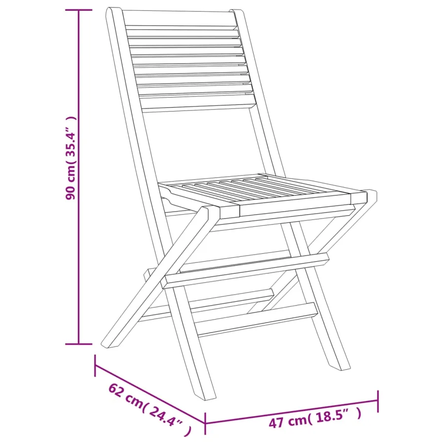 Ensemble à manger de jardin 5 pcs Bois de teck massif - 8
