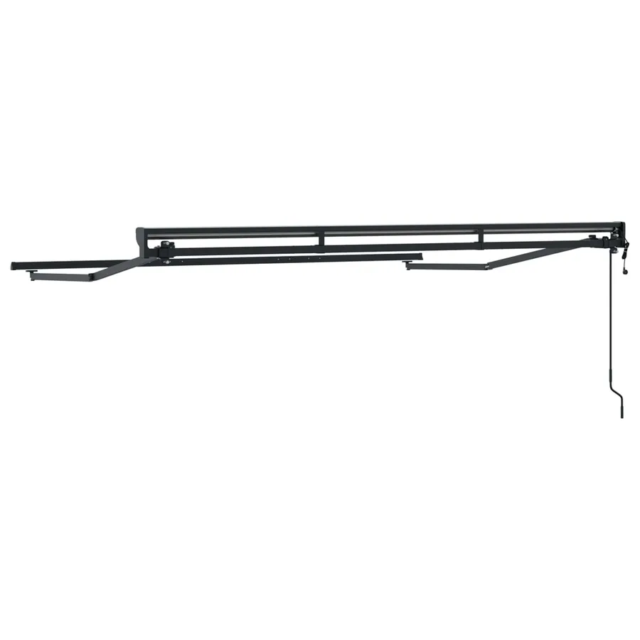 Cadre de store rétractable électrique Anthracite 3 x 2 m Acier - 5