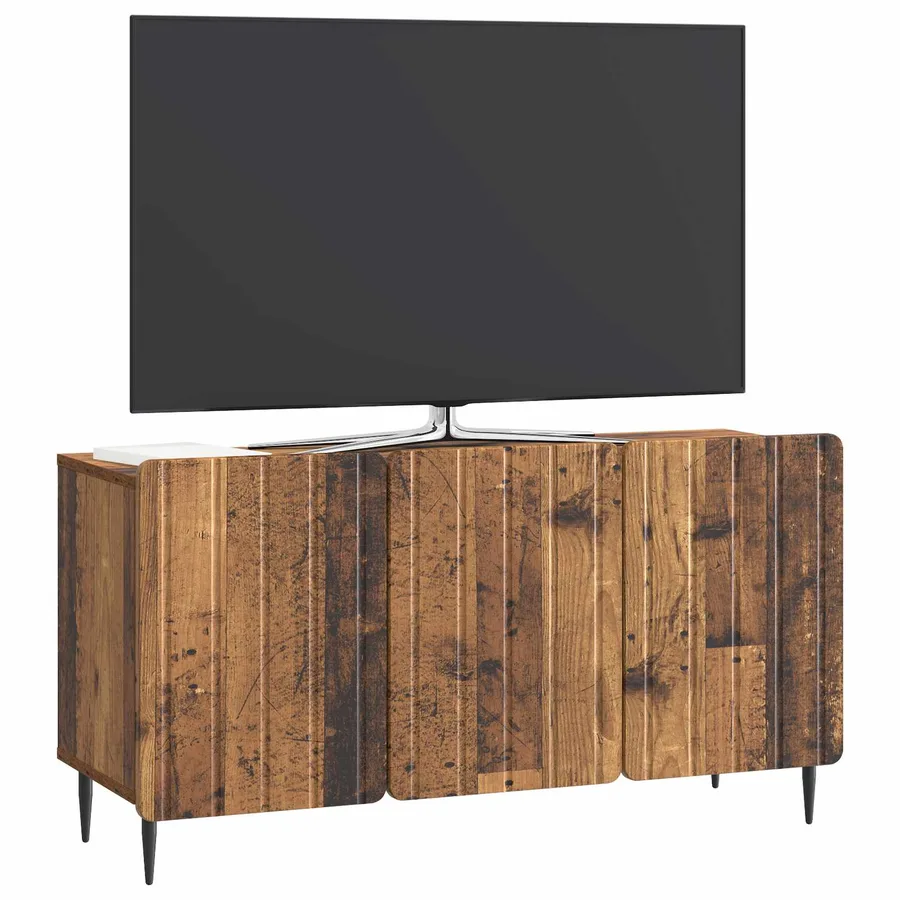 Meuble TV Bois ancien 99 x 34,5 x 52 cm Bois d'ingénierie - 3