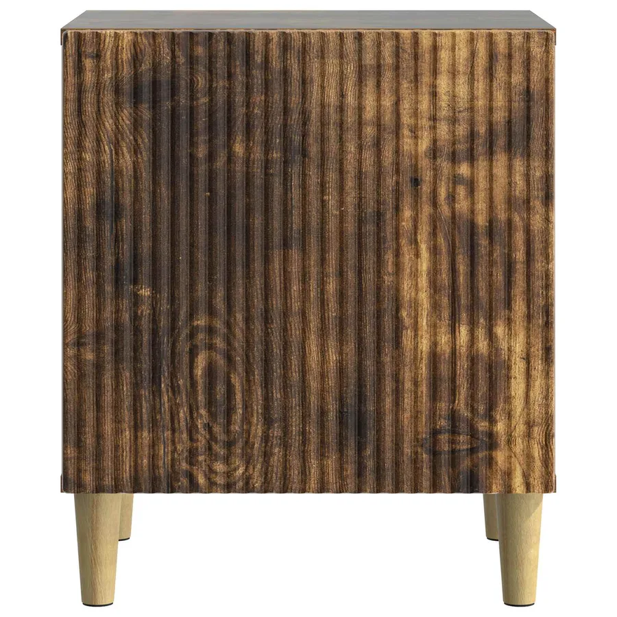 Cabinet de chevet Chêne fumé 43 x 34,5 x 50 cm - 5