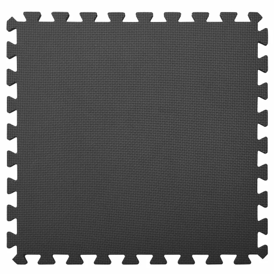 Tapis de sol de piscine 6 pcs Noir 2,16 ㎡ Mousse EVA - 3
