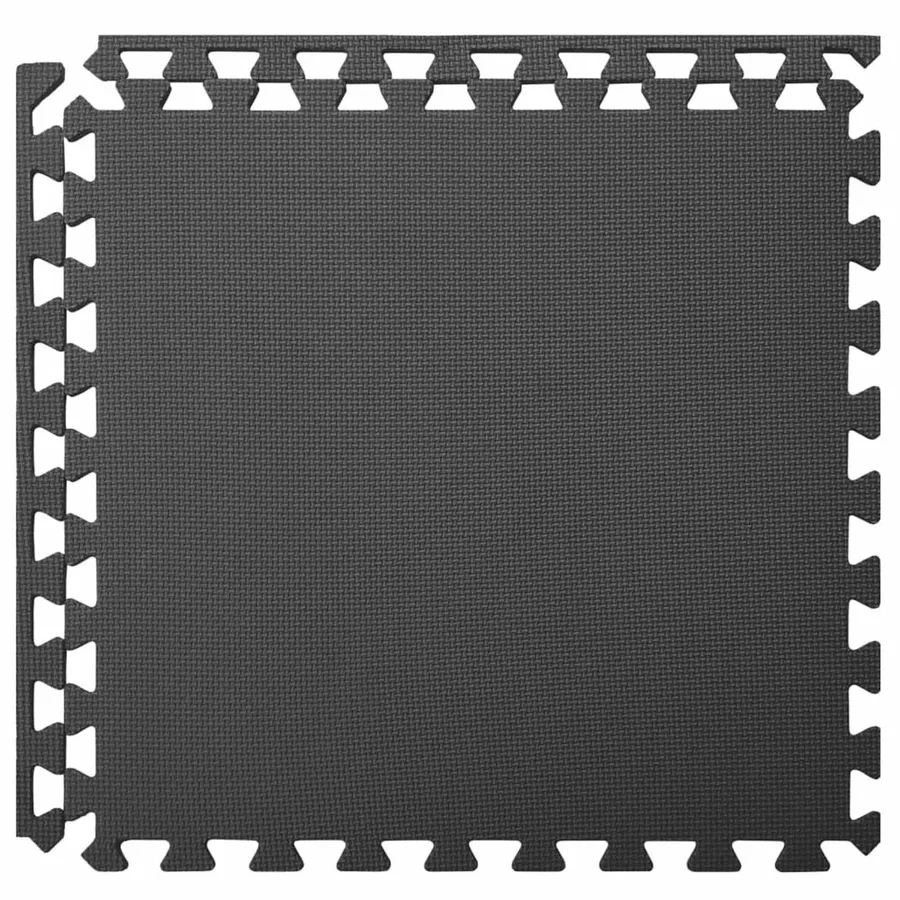 Tapis de sol de piscine 6 pcs Noir 2,16 ㎡ Mousse EVA - 8