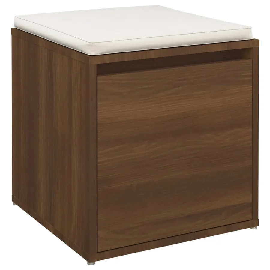 Tiroir boîte Chêne marron 40,5x40x40 cm Bois d'ingénierie - 4