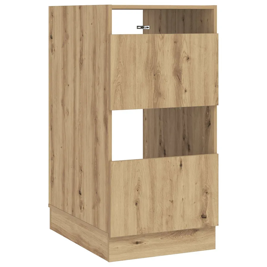 Armoire à Laver avec stockage Chêne artisanal 50 x 68 x 102 cm - 2