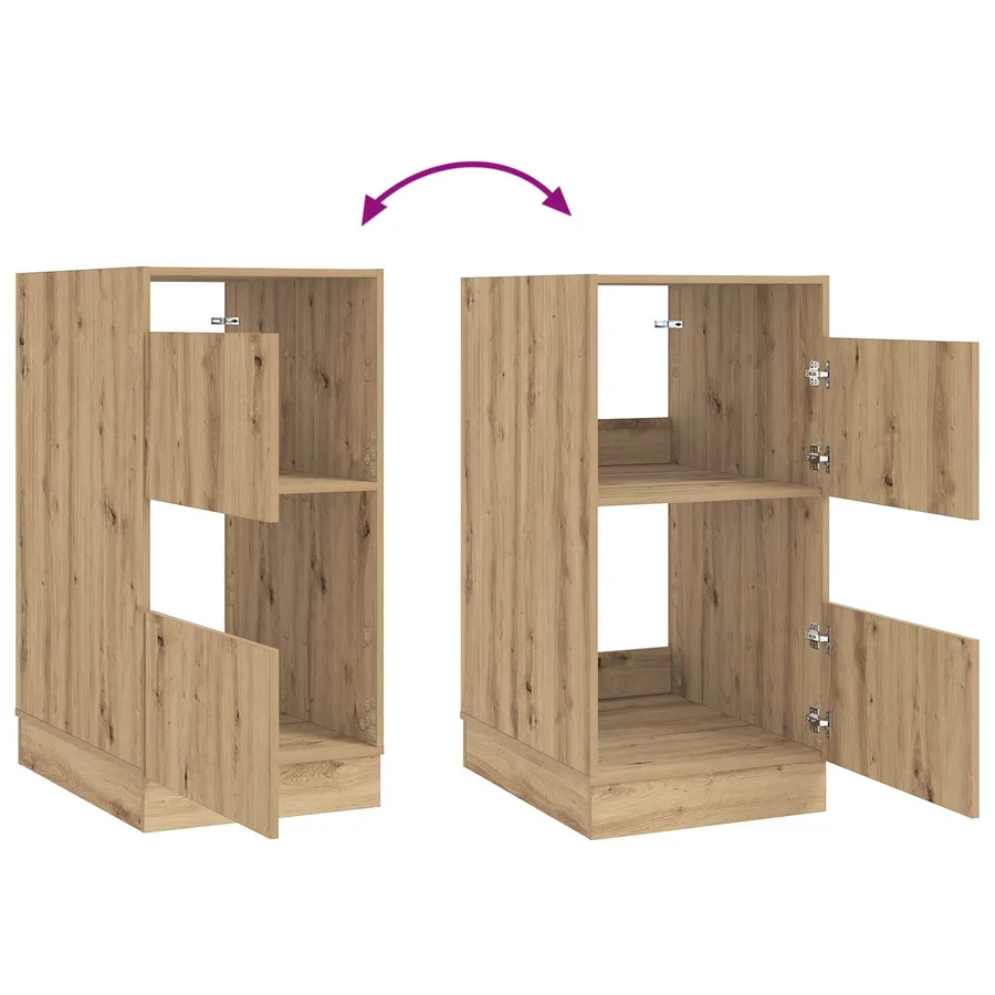 Armoire à Laver avec stockage Chêne artisanal 50 x 68 x 102 cm - 8