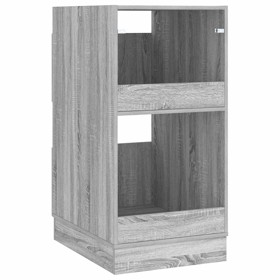 Armoire à Laver avec stockage Gris Sonoma Bois d'ingénierie - 8