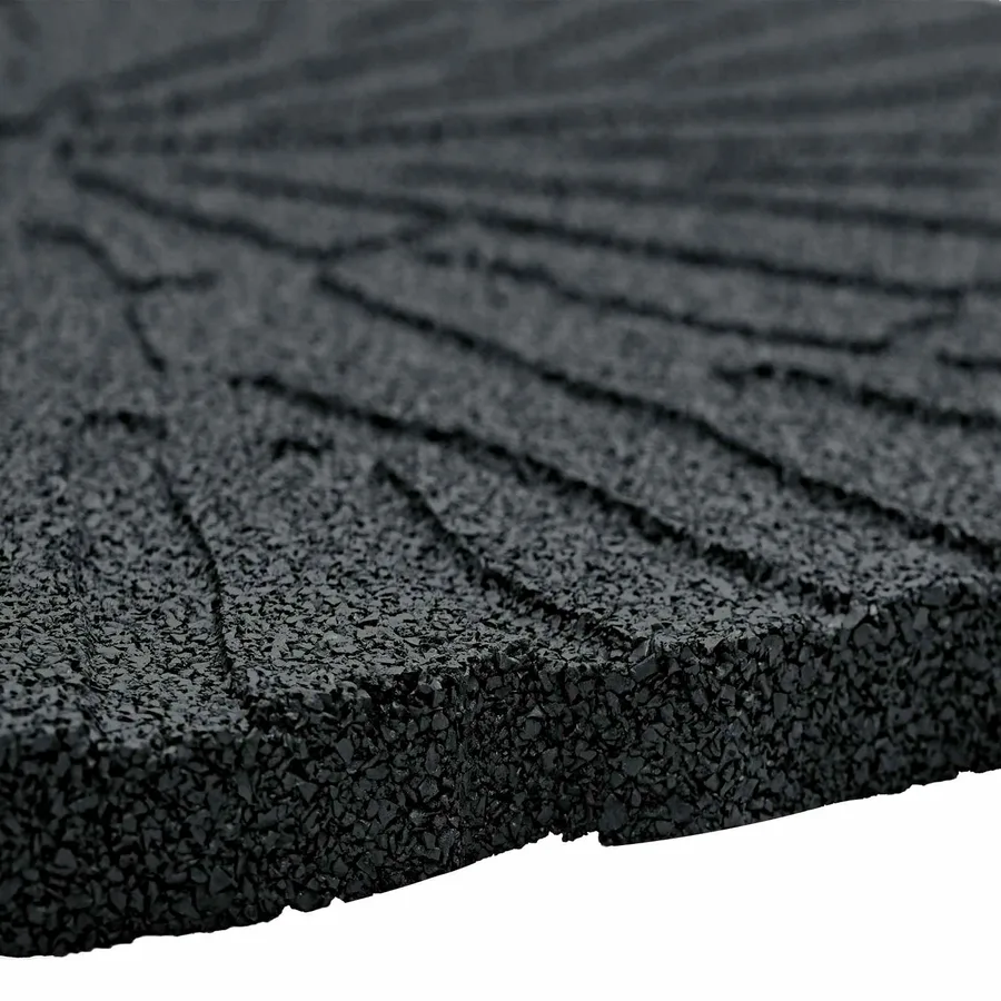 Pierre de marchage 6 pcs Noir Ø 45 x 1,8 cm Caoutchouc - 7