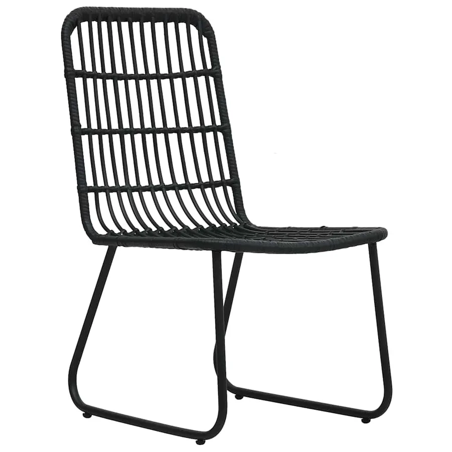 Ensemble à manger d'extérieur 7 pcs résine tressée et verre - 4