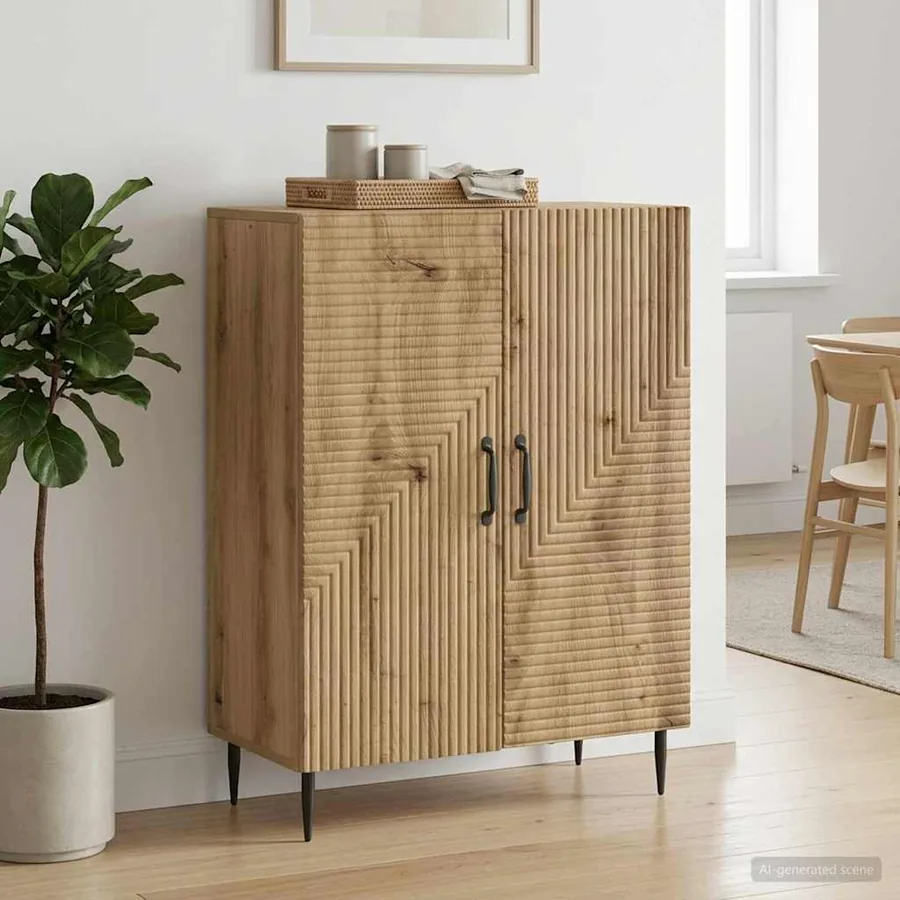 Buffet Chêne artisanal 66 x 34,5 x 89,5 cm Bois d'ingénierie