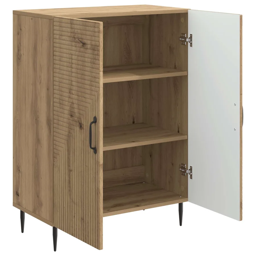 Buffet Chêne artisanal 66 x 34,5 x 89,5 cm Bois d'ingénierie - 5