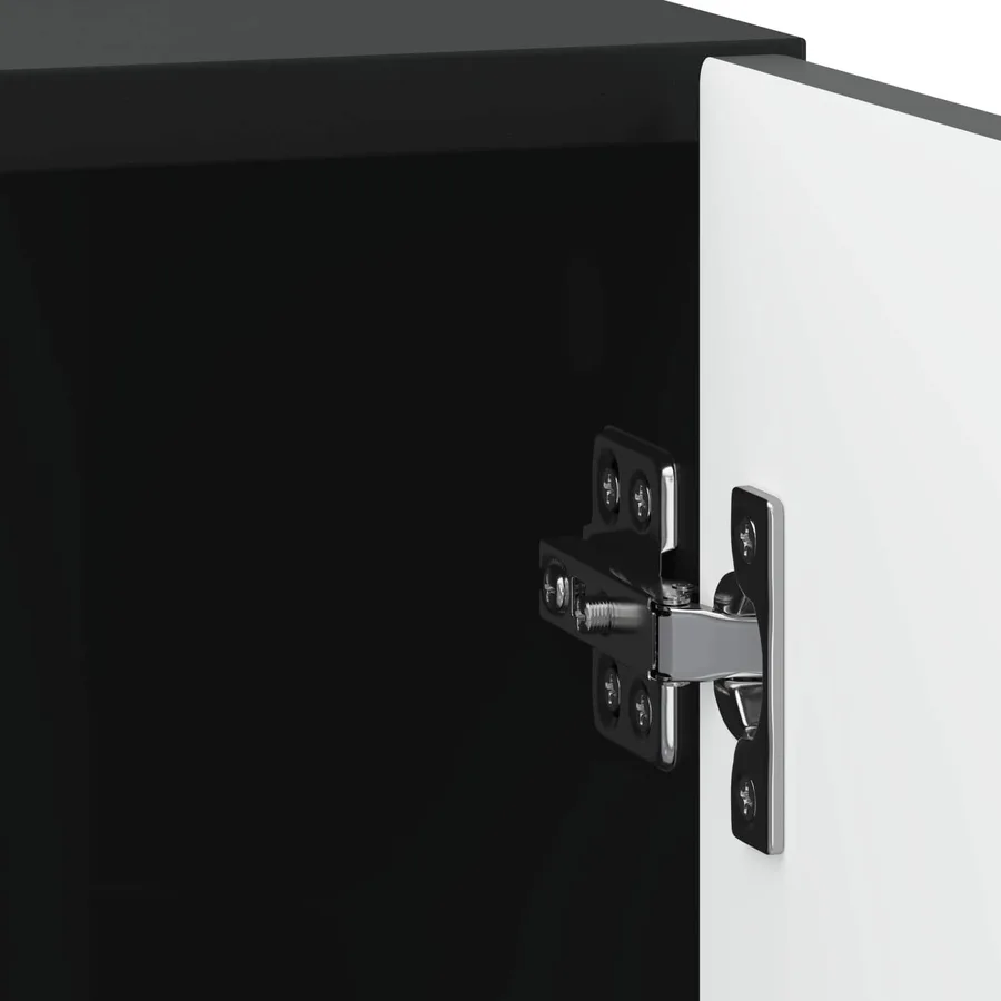 Cabinet de chevet 2 pcs Noir 43 x 34,5 x 50 cm - 11