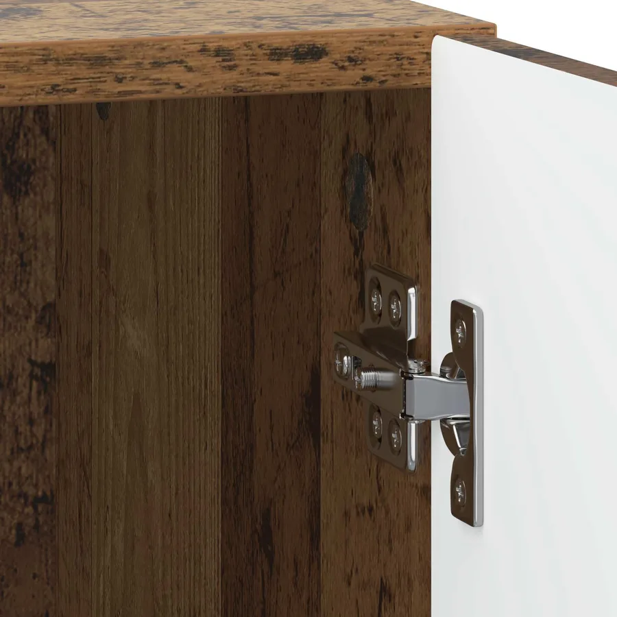 Cabinet de chevet 2 pcs Bois ancien 43 x 34,5 x 50 cm - 11