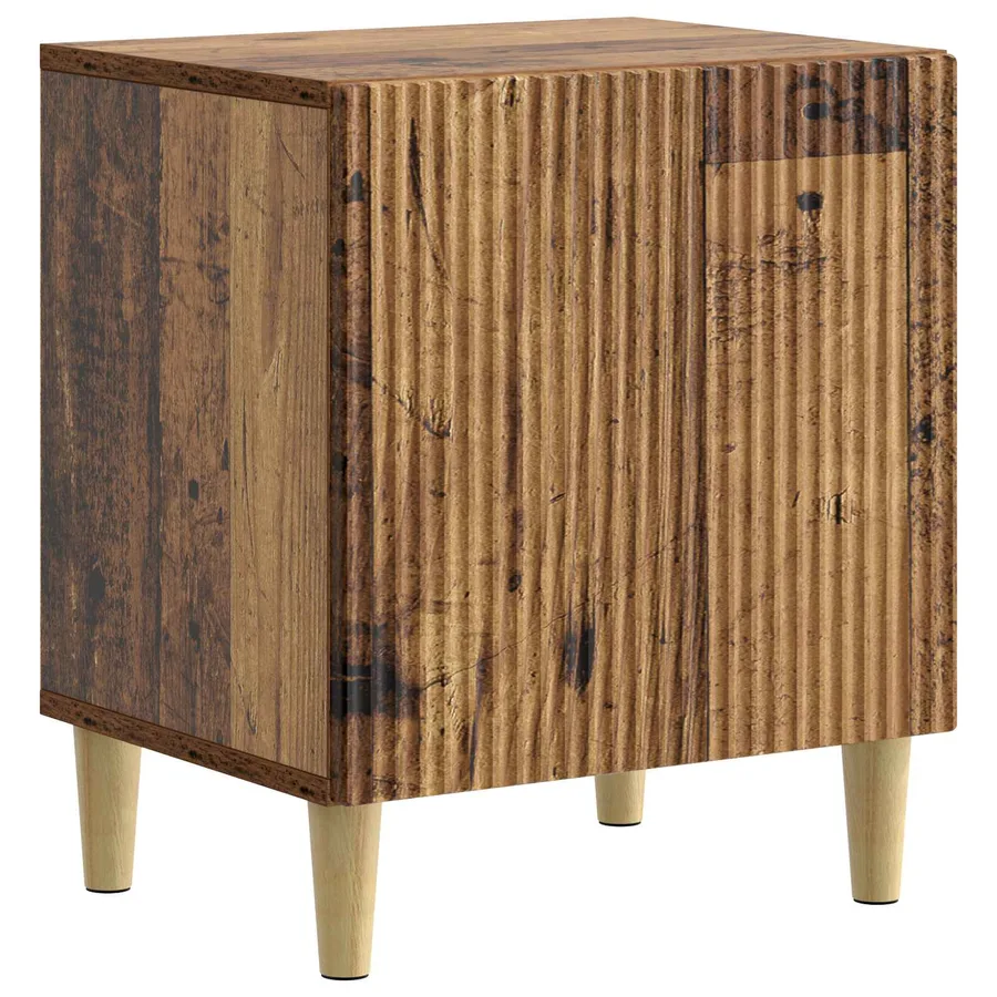 Cabinet de chevet 2 pcs Bois ancien 43 x 34,5 x 50 cm - 5