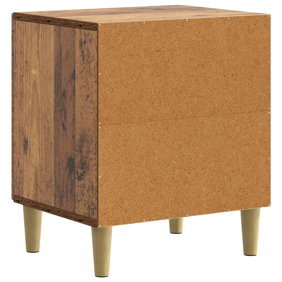 Cabinet de chevet 2 pcs Bois ancien 43 x 34,5 x 50 cm - 9