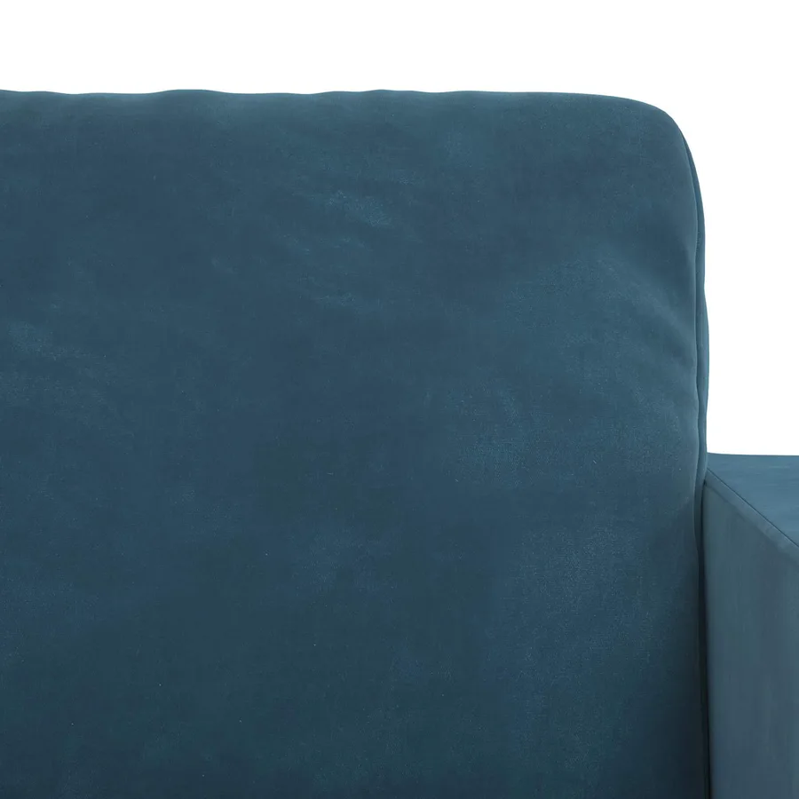 Ensemble de Canapés 2 pcs Bleu 138 x 78 x 80 cm Velours - 6